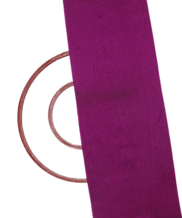 dark purple colour plain raw silk